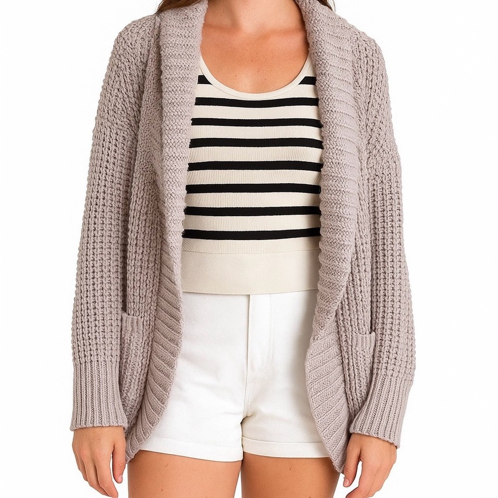 Esther Boutique Gray Soft Sweater Cardigan NWOT - Picture 15 of 15